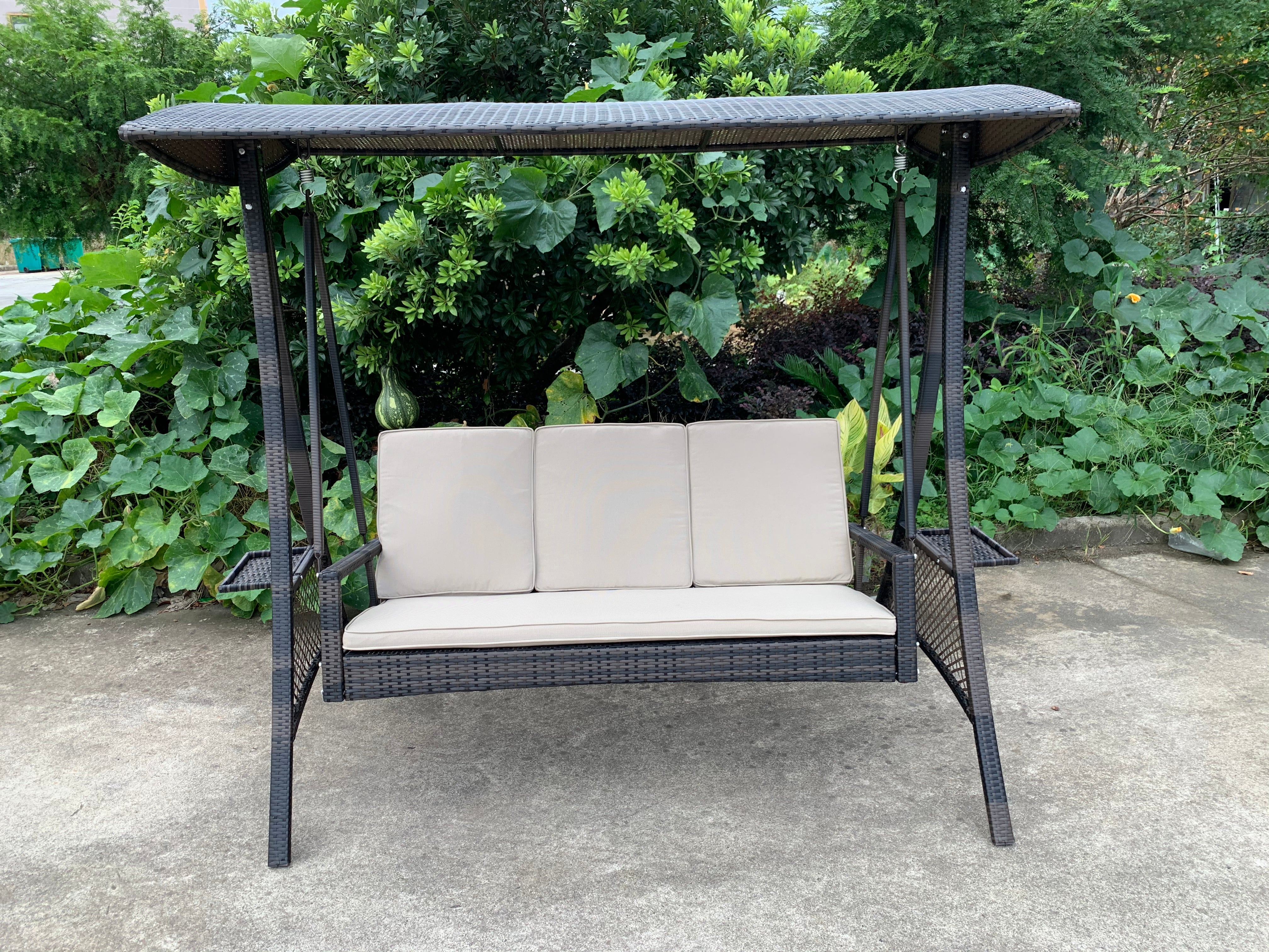 WICKER 3 SETER SWING