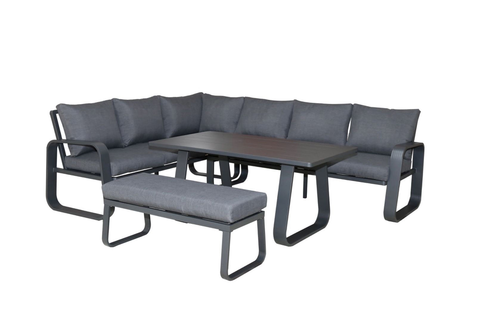 Australian best L SHAPE WITH BENCH (ALUMINUM )